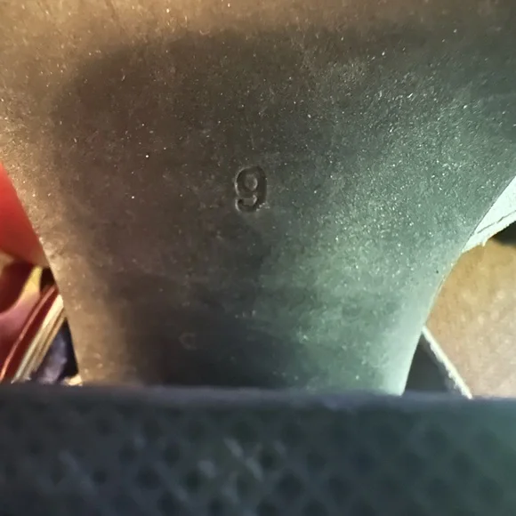 Free People Jeffrey Campbell Hendrix ~ Size 9 ~ Olive Cow Leather Heels Shoes - Picture 10 of 10